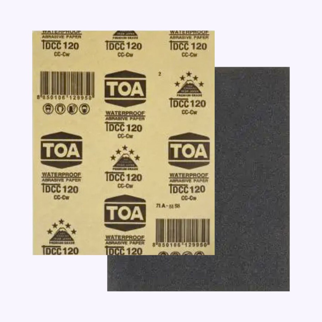 กระดาษทรายขัดเปียก TDCC 9X11" TOA