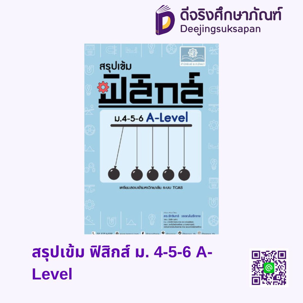 สรุปเข้ม ฟิสิกส์ ม. 4-5-6 A-Level พศ