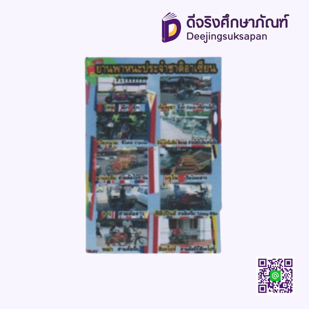 สื่อการสอนฟิวเจอร์บอร์ด A3 ยานพาหนะ I PLAY