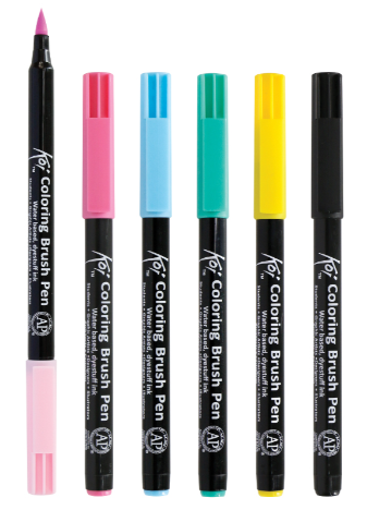 ปากกาพู่กัน KOI SAKURA