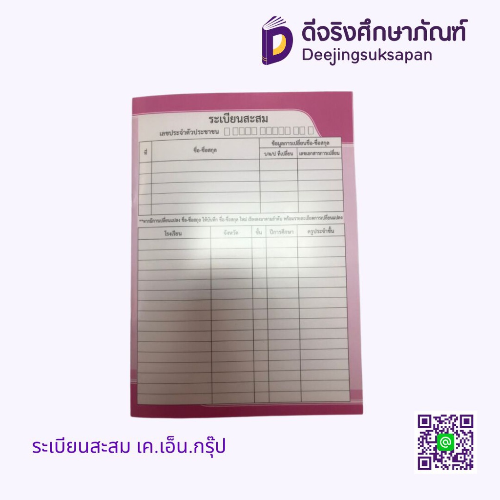 ระเบียนสะสม เค.เอ็น.กรุ๊ป