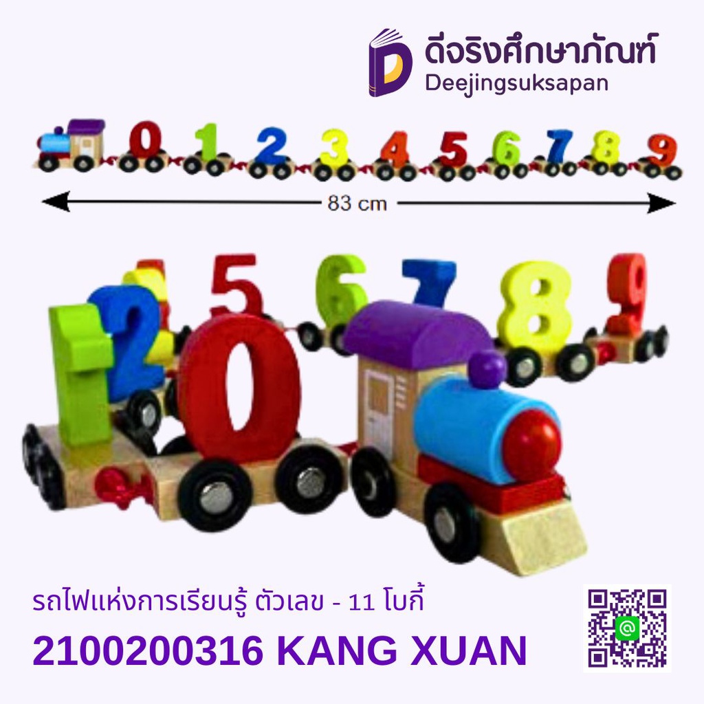 รถไฟแห่งการเรียนรู้ ตัวเลข - 11 โบกี้ KANG XUAN