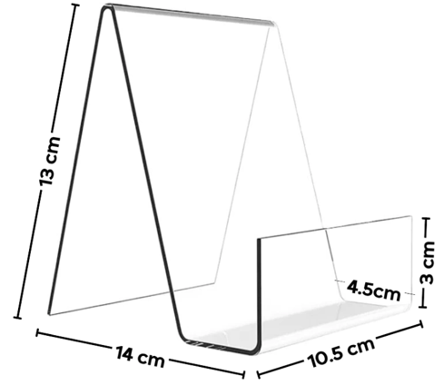 ชั้นวางหนังสืออะคริลิค โชว์ปก
