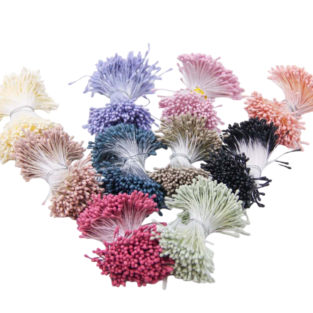 เกสรดอกไม้ 6 ซม. แพ็ค 5 ช่อ