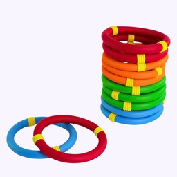 [9927846] ห่วงยางโฟม คละสี 12อัน