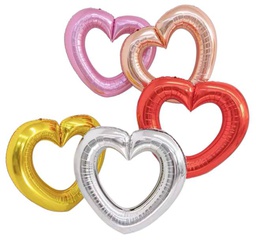ลูกโป่งฟอยล์ หัวใจ