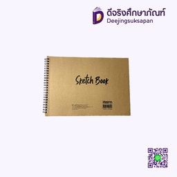 สมุดสเก็ตริมลวด IB1610 A5 100G.50P IBOOM