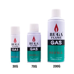 แก๊สเติมไฟแช็ค Refill Gas BUGA FLAME