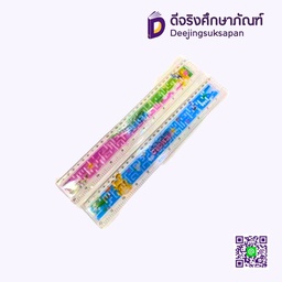 ไม้บรรทัดพลาสติก 12นิ้ว LF1004
