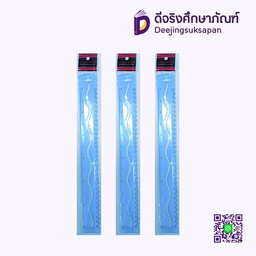 ไม้บรรทัดพลาสติก 12นิ้ว AZ30