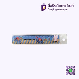 ไม้บรรทัดพลาสติก PKR01 BEARRON GIFT