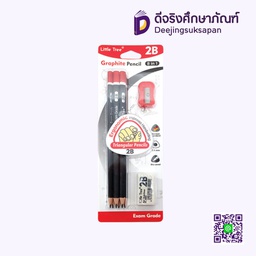 ชุดดินสอ 2บี 6แท่ง QJ230602-E LITTLE TREE
