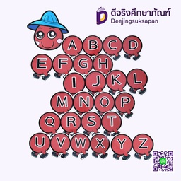 สื่อการสอน กระต่าย A-Z 10x15 ซม. I PLAY