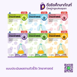 แบบประเมินผลตามตัวชี้วัด วิทยาศาสตร์ PC