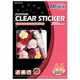 สติ๊กเกอร์ใส 200 Micron HI-JET