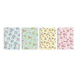 [307264] สมุดริมลวดปกแข็ง A5 คัพเพิลมูมิแบร์ 70 แกรม 100 แผ่น ELEPHANT