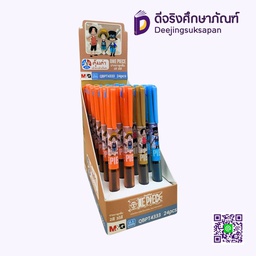 ปากกาลูกลื่น 2 สี 0.5 QBPT4333 หมึกน้ำเงิน/หมึกแดง M&amp;G
