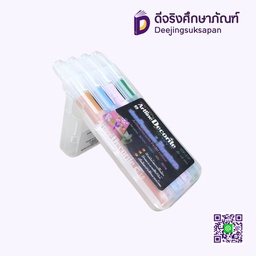 ชุดปากกาเคมี 1.0 มม. สีพาสเทล 4 ด้าม EDF-1/P ARTLINE