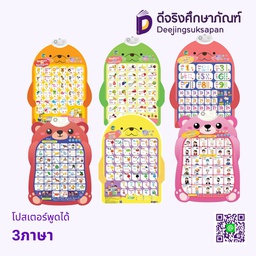 โปสเตอร์พูดได้ 3ภาษา