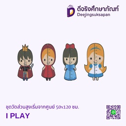 [P180] ชุดวัดส่วนสูงเริ่มจากศูนย์ 50x120 ซม. I PLAY